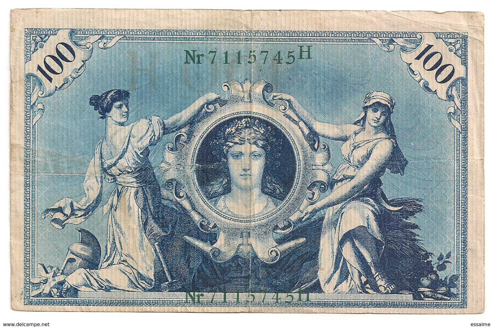 Allemagne. Reichsbanknote 100 Mark. Février 1908 - 100 Mark