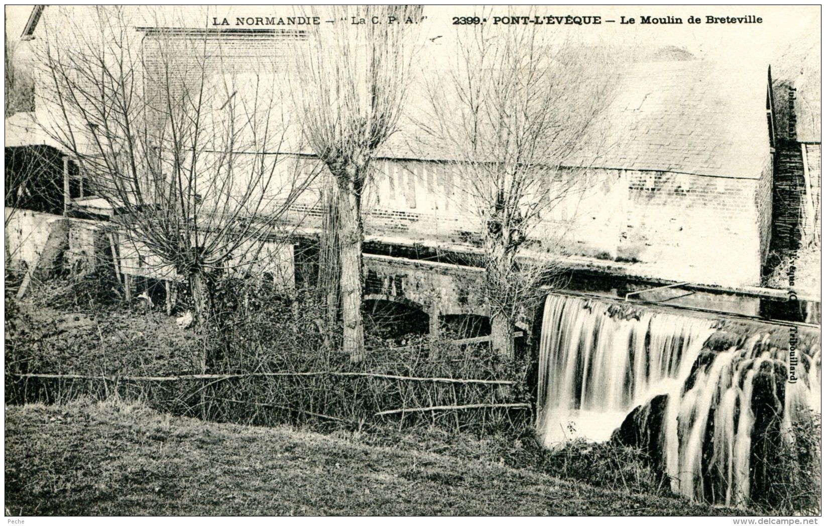 N°409 K -cpa Pont L'Evêque  -le Moulin De Bretteville- - Moulins à Eau