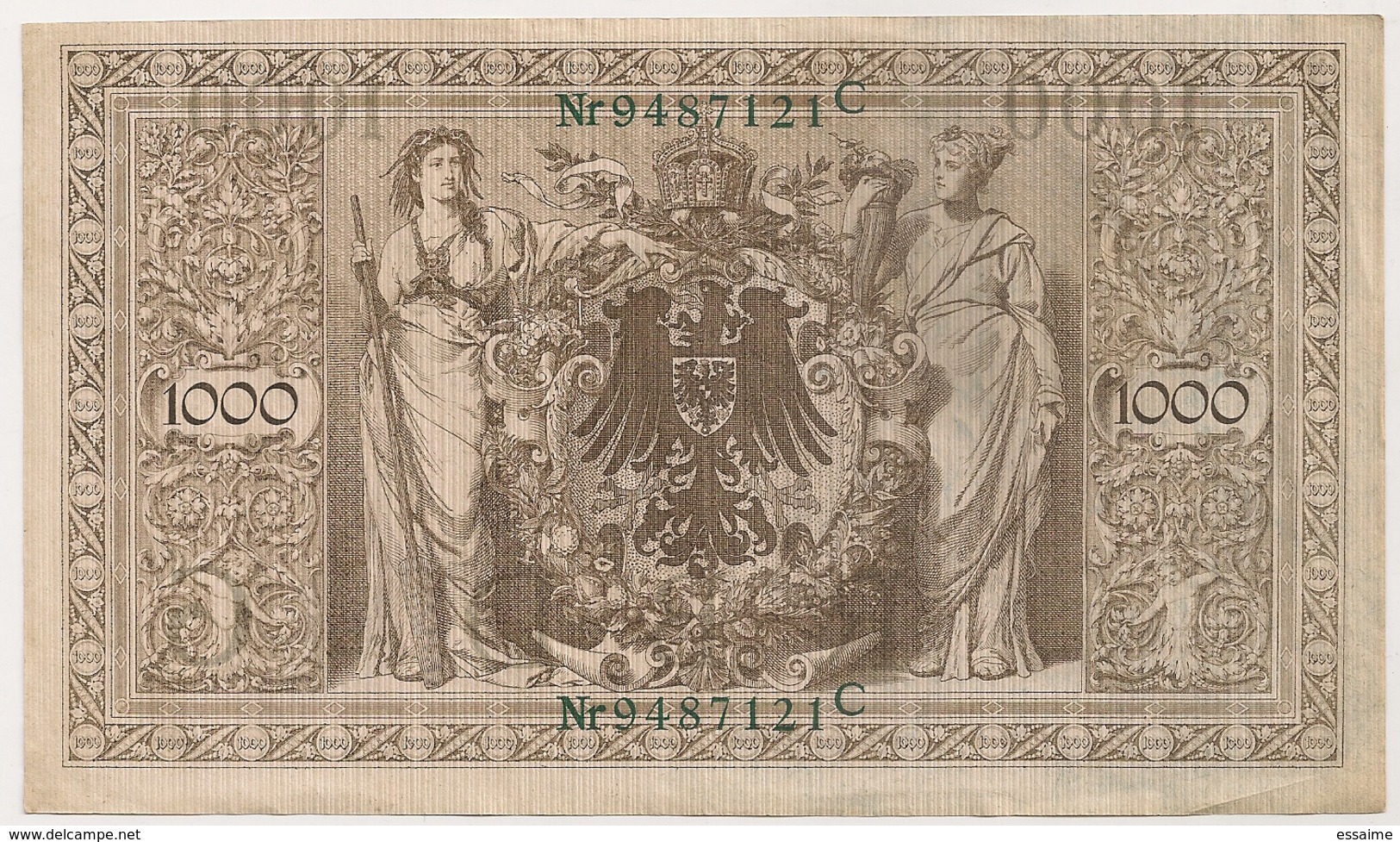 Allemagne. Reichsbanknote 1000 Mark. Avril 1910 - 1.000 Mark