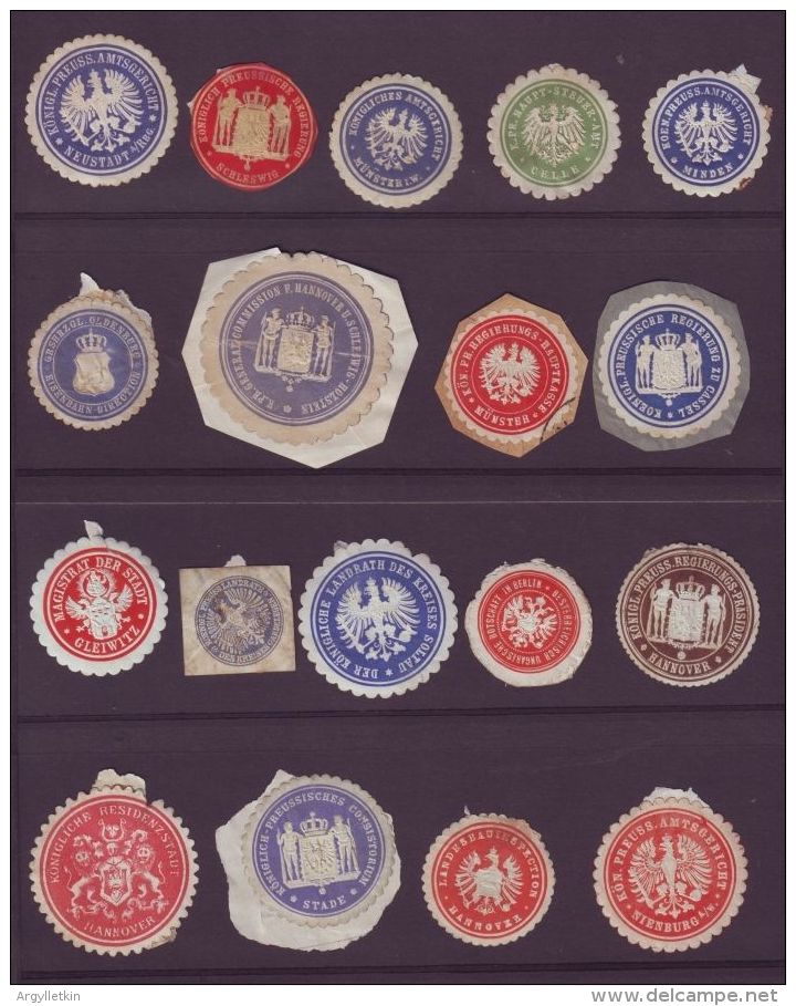 GERMANY OFFICIAL SEALS - Hannover