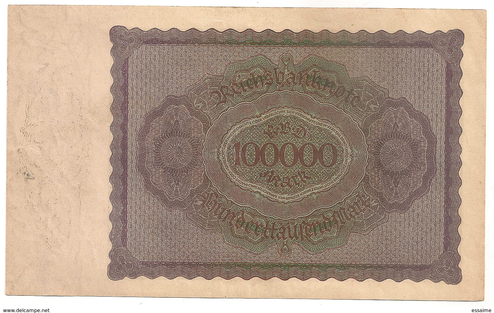 Allemagne. Reichsbanknote 100000 Mark. Février 1923 Neuf Mint - 100000 Mark