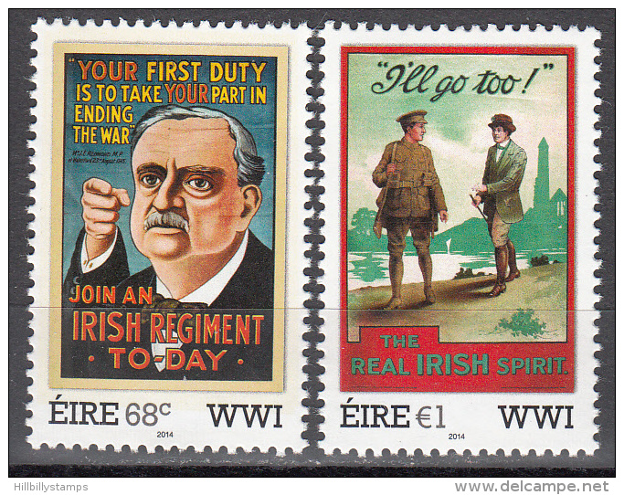 IRELAND   SCOTT NO.  2044-45    MNH     YEAR  2014 - Neufs