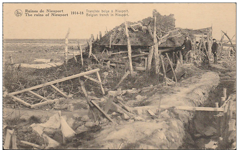 Nieuport  Nieuwpoort  Tranchee  Trench  Ruines 1914 - Nieuwpoort