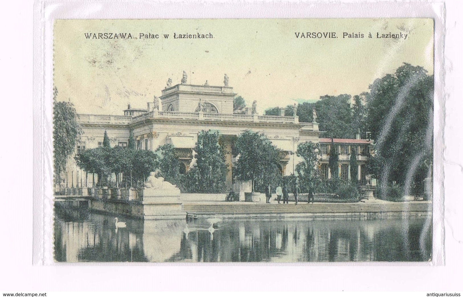 Warszawa - Palac W  Lazienkach - Varsovie Palais à Lazienky1911 - Timbre/Stamp - Pologna-Poland-Russia - Pologne