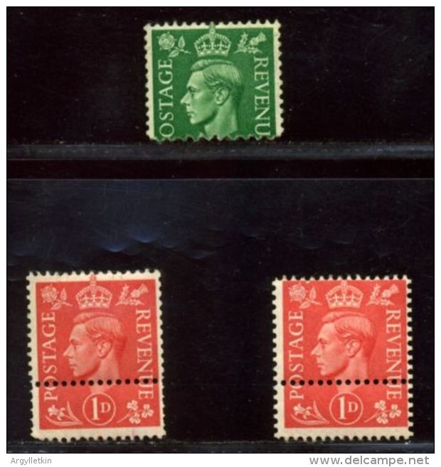 GB KGVI 1941 ERRORS - Unclassified