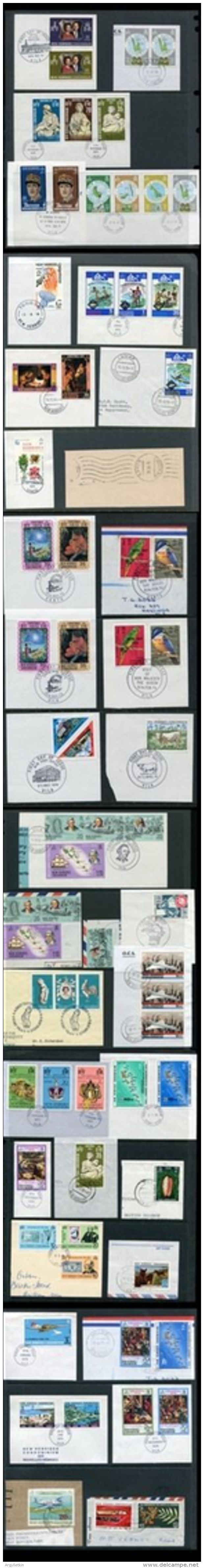 NEW HEBRIDES 1963-1980 POSTMARK COLLECTION - Used Stamps