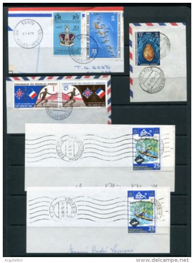 NOUVELLES HEBRIDES FRENCH NEW HEBRIDES AMAZING POSTMARK LOT - Used Stamps