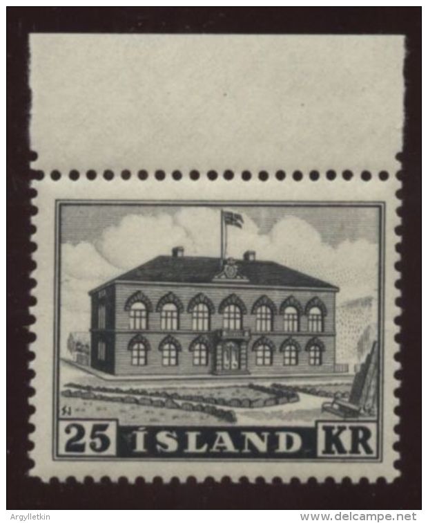 ICELAND 1952 PARLIAMENT 25kr MNH! - Nuevos