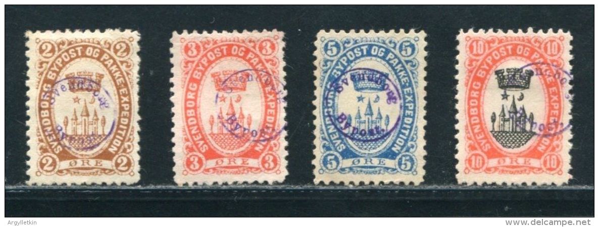 DENMARK SVENDBORG CITY POST CASTLES - Local Post Stamps