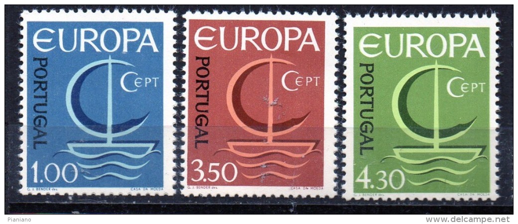 PIA  - PORTOG  - 1966  : Europa -  (Yv  993-95) - 1966