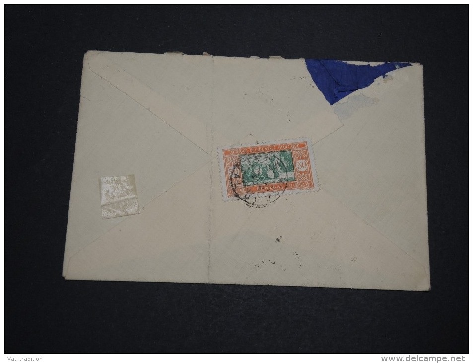 FRANCE / SÉNÉGAL - Enveloppe Pour Paris En 1929 , Affranchissement Plaisant - A Voir - L 4735 - Lettres & Documents