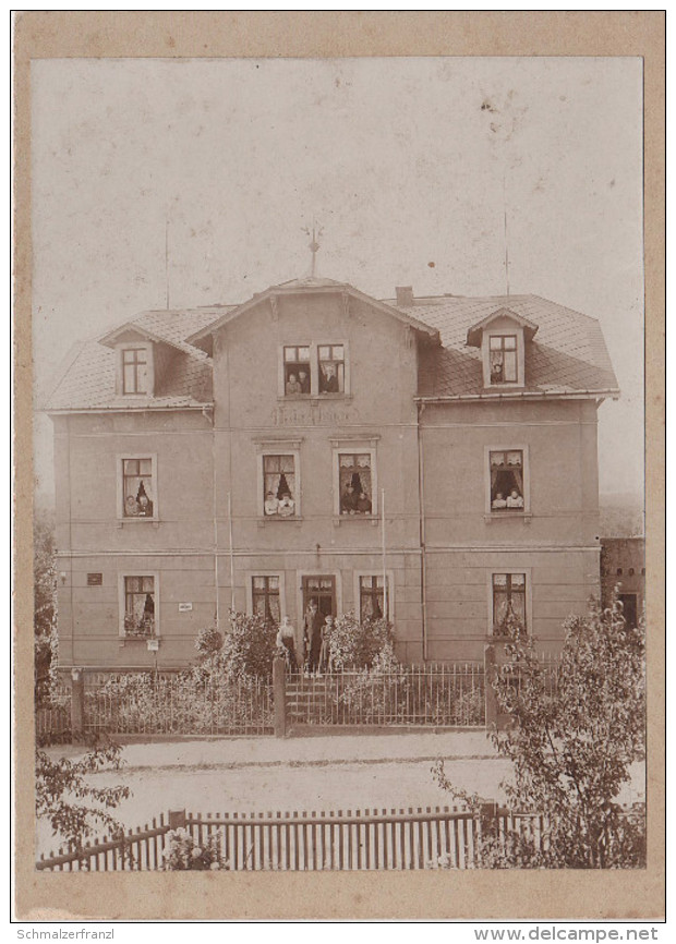 CDV Foto ? Kabinettfoto ? Hartpappe Dresden Klotzsche Villa Asgard Max Hünig Strasse 2 Georgstrasse 11 Bei Hellerau - Orte