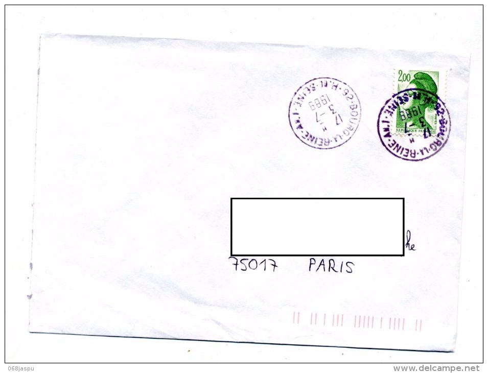 Lettre Cachet Bourg La Reine  Annexe 1 - Manual Postmarks