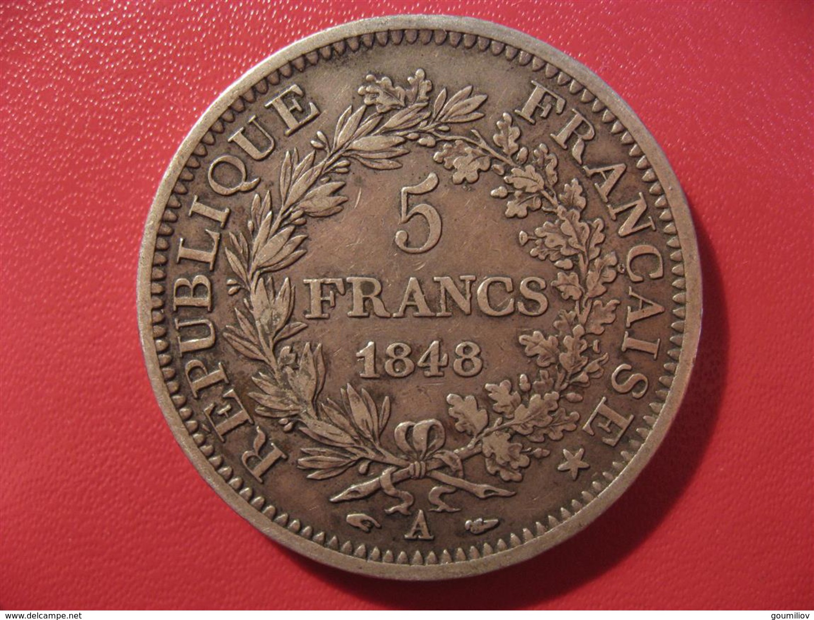 5 Francs 1848 A Paris 6368 - Otros & Sin Clasificación