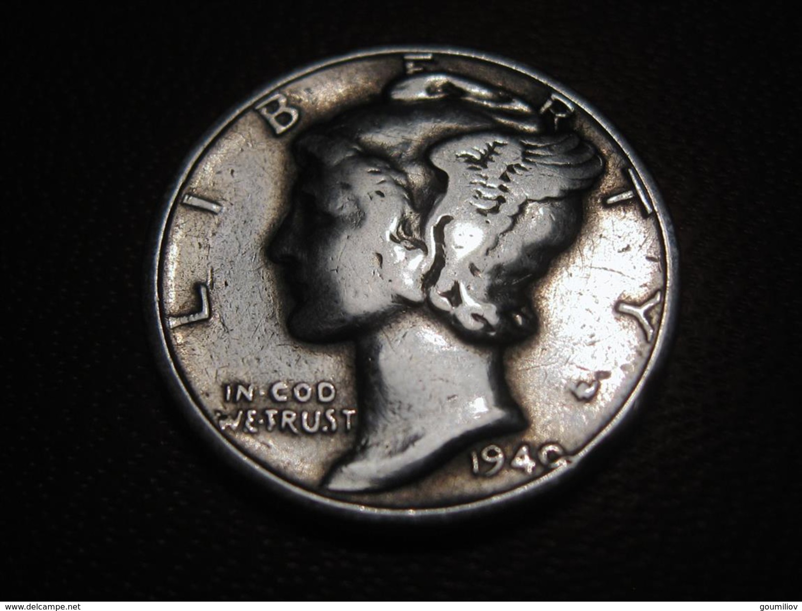 Etats-Unis - USA - One Dime 1940 9161 - 1916-1945: Mercury (kwik)