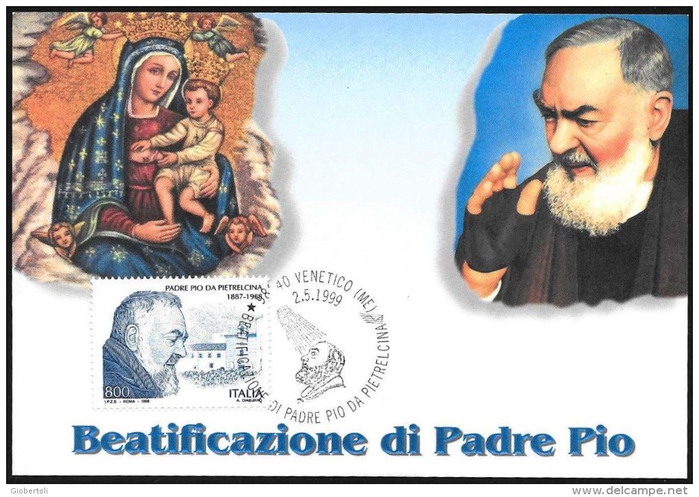 Italia/Italie/Italy: Beatificazione Di Padre Pio, Padre Pio's Beatification, Béatification De Padre Pio - Christendom