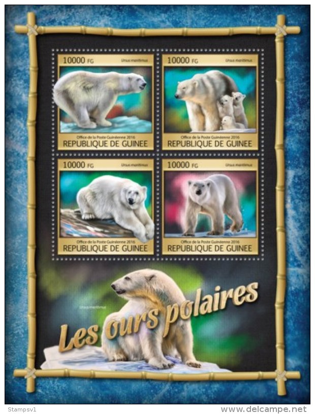 Guinea. 2016 Polar Bears. (318a) - Bären