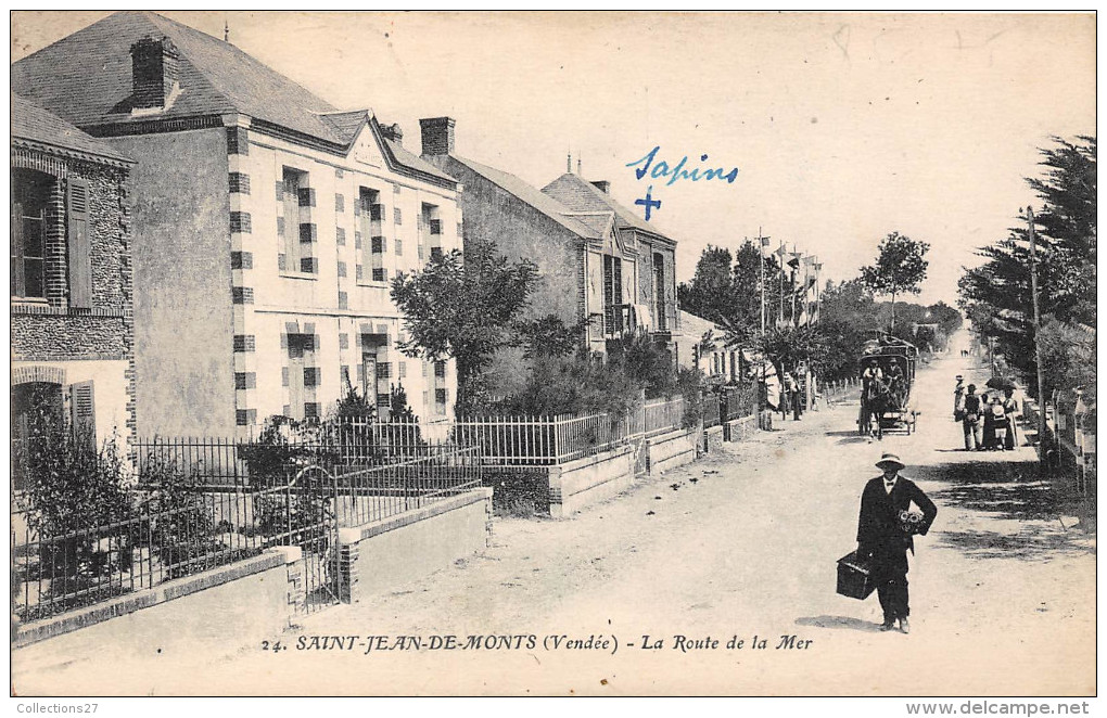 85-SAINT JEAN DE MONTS- LA ROUTE DE LA MER - Saint Jean De Monts