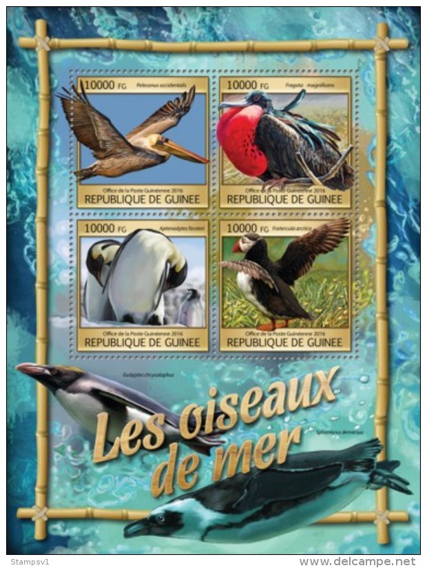 Guinea. 2016 Sea Birds. (320a) - Other & Unclassified