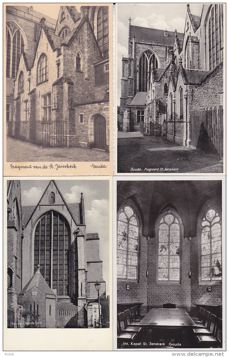 Bd - Lot De 10 Cpa Hollande - Gouda - ST. Janskerk - Gouda