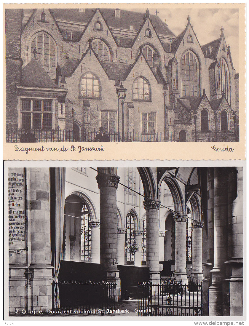 Bd - Lot De 10 Cpa Hollande - Gouda - ST. Janskerk - Gouda