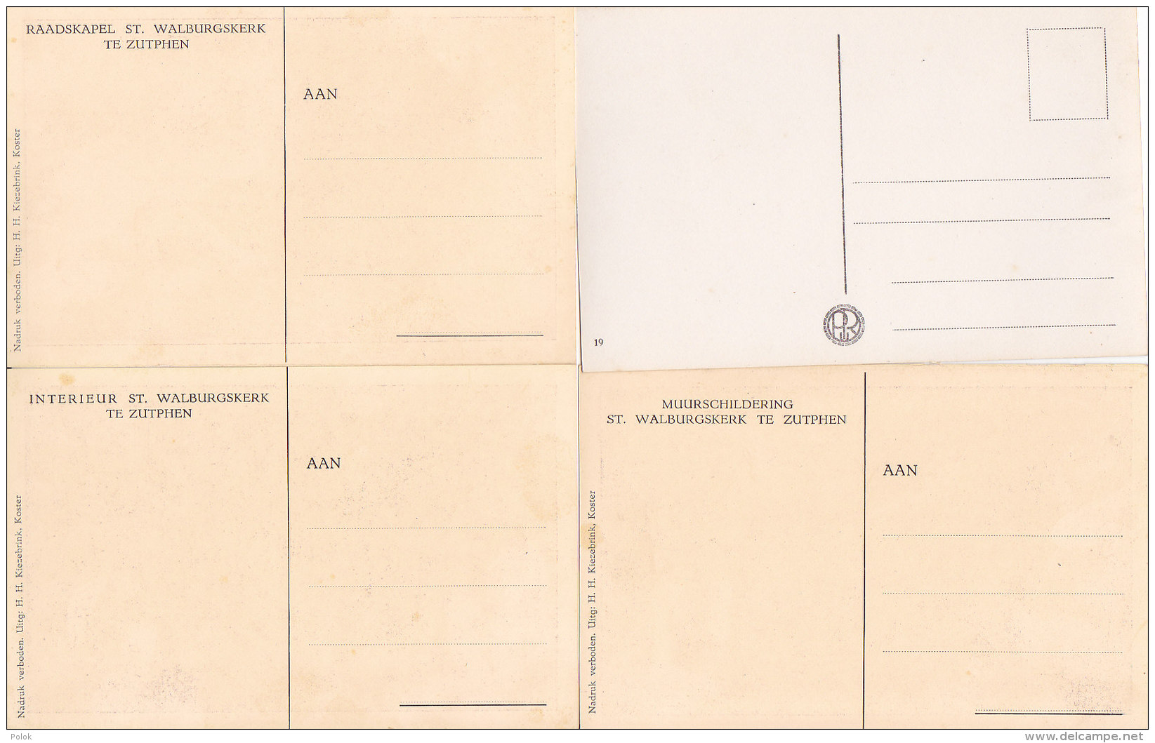 Bd - Lot De 10 Cpa Hollande - Zutphen - St. Walburgskerk - Zutphen