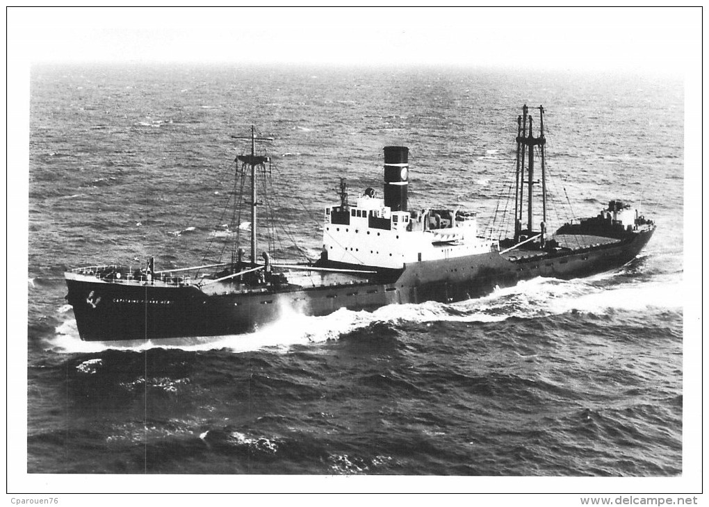 Photo Bateau Navire " Capitaine Pierre Meric   " U.I M  1947 South Bank - Barche