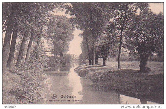 Quiévrain - La Honnelle Derrière L´Abattoir - Circulé 1919, Sous Enveloppe - Quiévrain