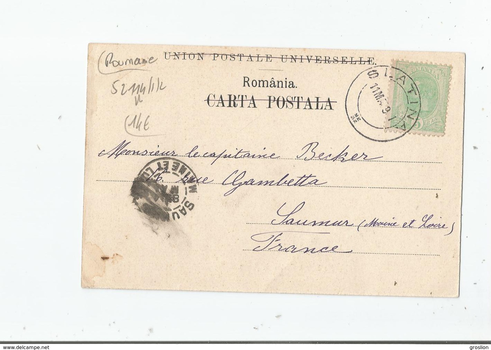 SALUTARI DIN ROMANIA MONASTIREA CURTEA DE ARGES 1909 - Roumanie