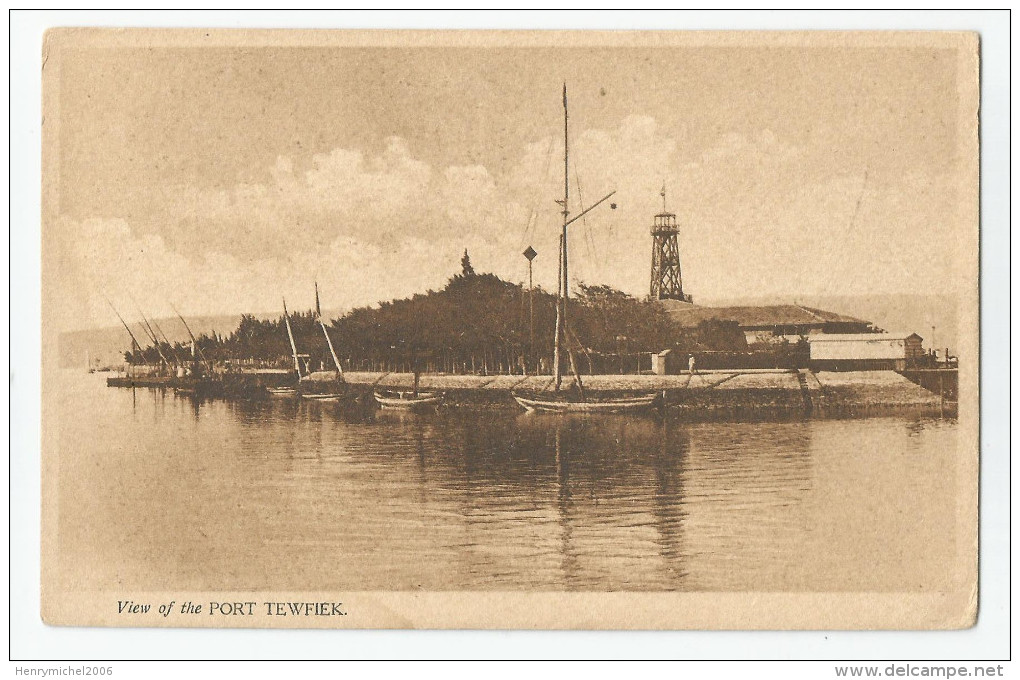 Egypte - Egypt - Vue De Port Tewfiek  Phare Ed Peridis Cairo - Sonstige & Ohne Zuordnung