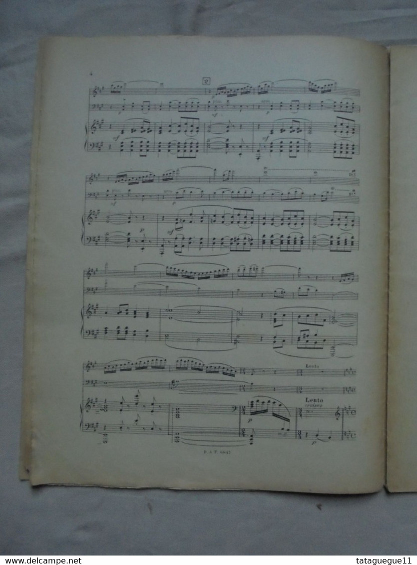 Ancien - Partition SAMSON ET DALILA Opéra De St Saëns Trio Par Ernest ALDER - Operaboeken