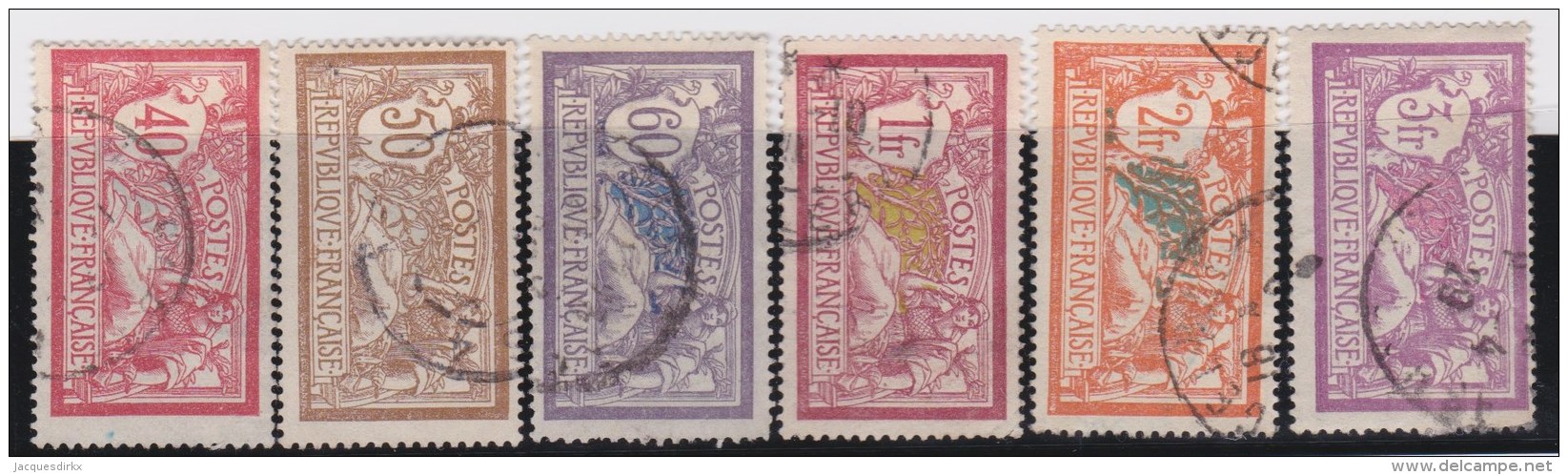 France   .     Yvert       6  Timbres        .       O           .         Oblitéré - Gebruikt