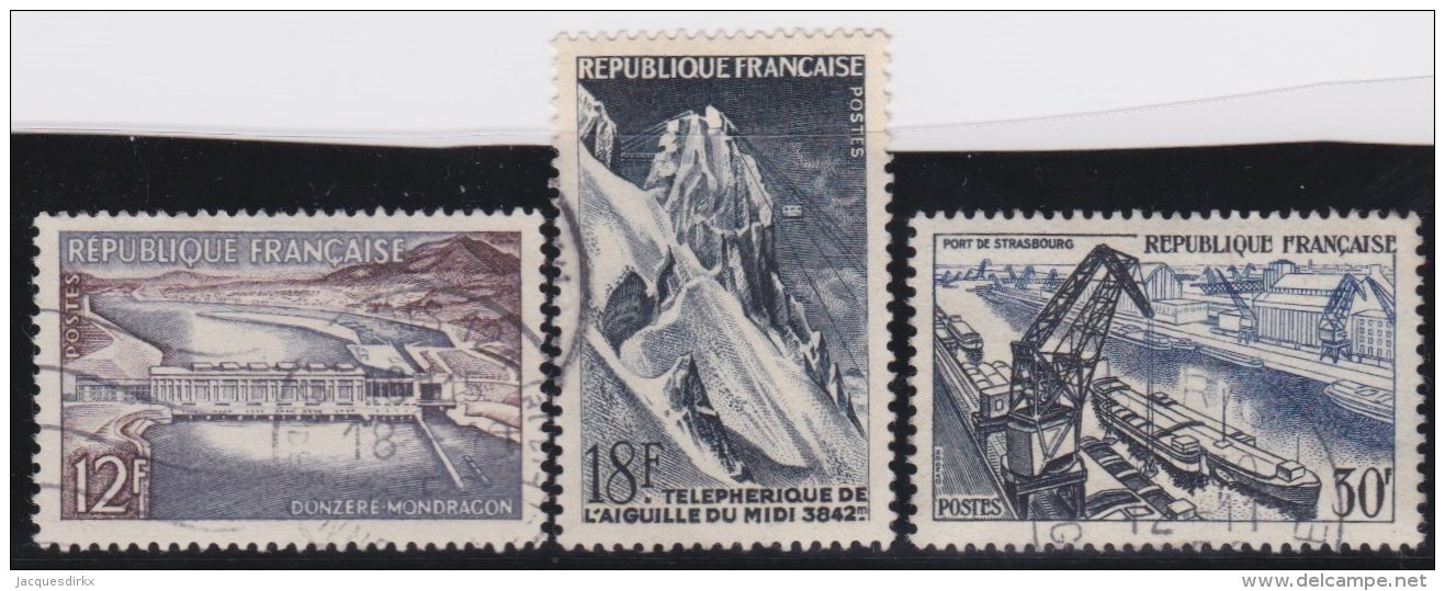 France   .     Yvert      1078/1080           .       O           .         Oblitéré - Oblitérés