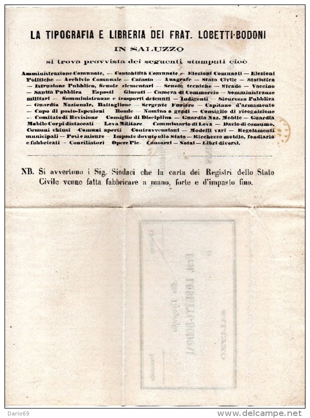 1867  LETTERA CON ANNULLO Salò BRESCIA + LAVENONE - Poststempel