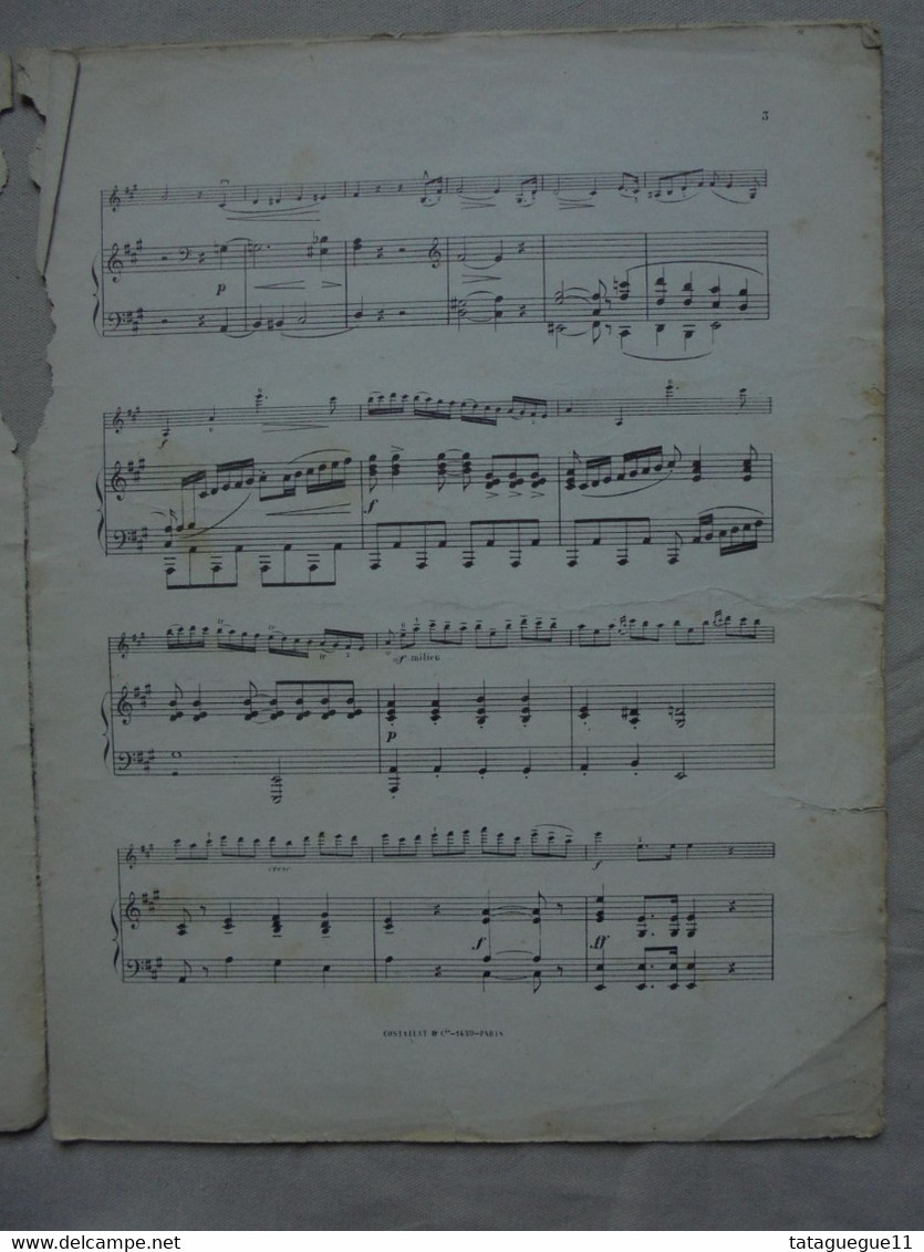 Ancien - Partition VIOTTI 13ème Concerto Premier Solo Pour Violon Par E. NADAUD - Strumenti A Corda