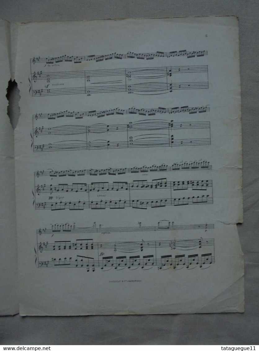 Ancien - Partition VIOTTI 13ème Concerto Premier Solo Pour Violon Par E. NADAUD - Strumenti A Corda