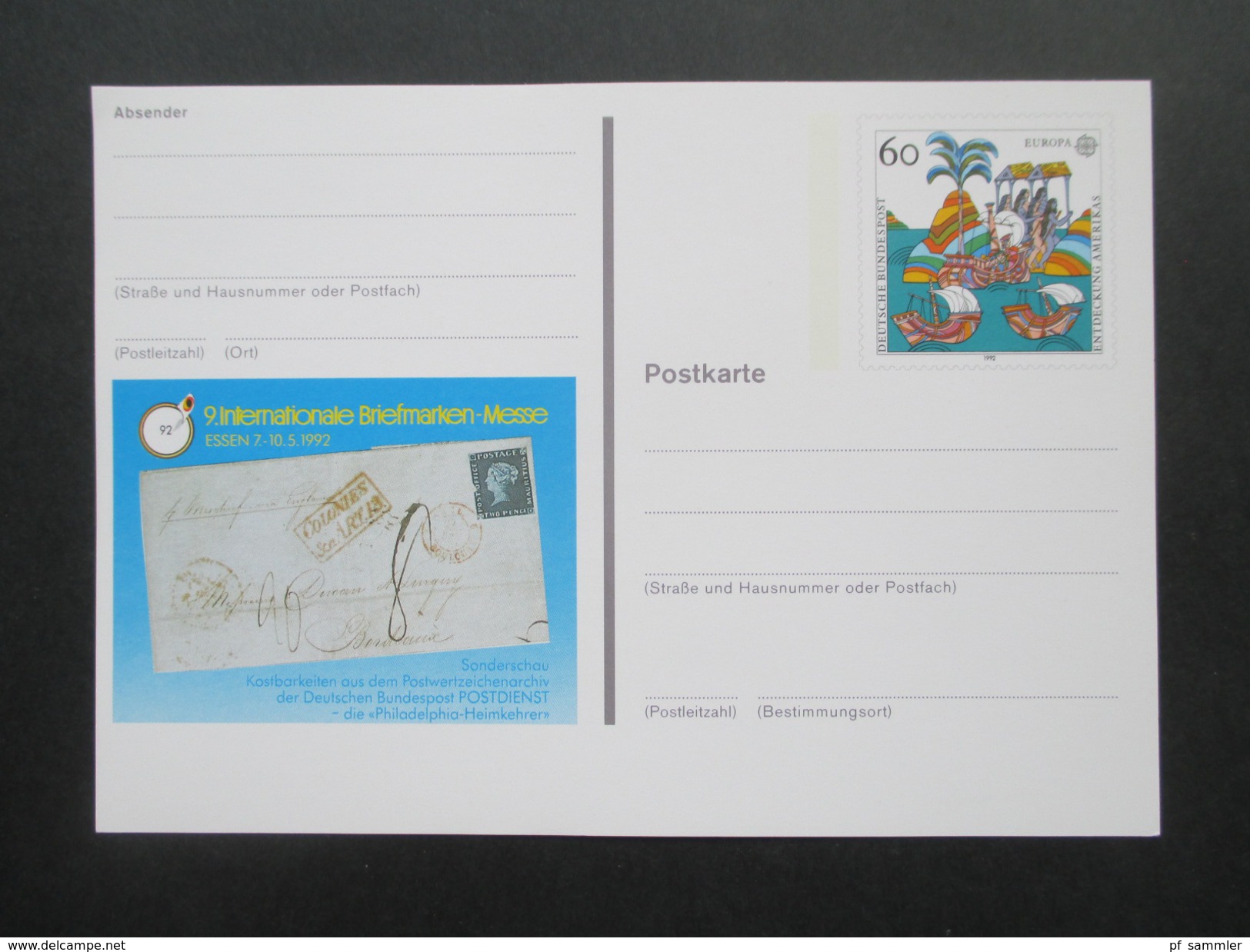 BRD Ganzsachen 1989 - 97 Sonderpostkarten! 45 Stück! Briefmarken Ausstellungen Usw. Ungebraucht / Guter Zustand! - Illustrated Postcards - Mint