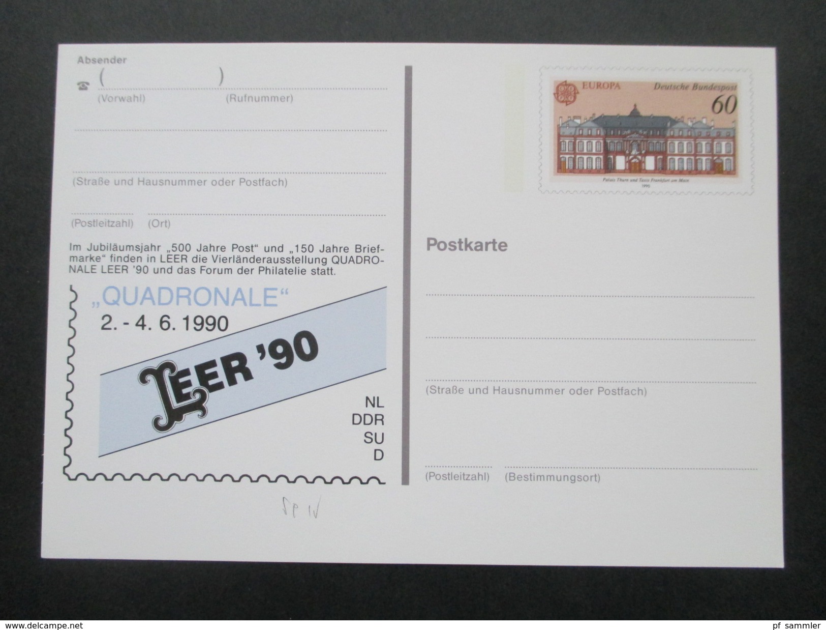 BRD Ganzsachen 1989 - 97 Sonderpostkarten! 45 Stück! Briefmarken Ausstellungen usw. ungebraucht / guter Zustand!