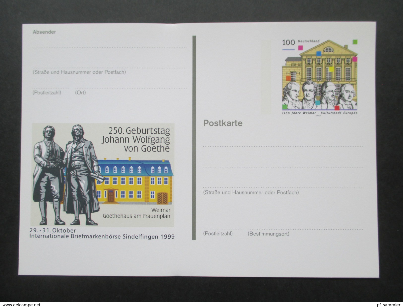 BRD Ganzsachen 1989 - 97 Sonderpostkarten! 45 Stück! Briefmarken Ausstellungen usw. ungebraucht / guter Zustand!