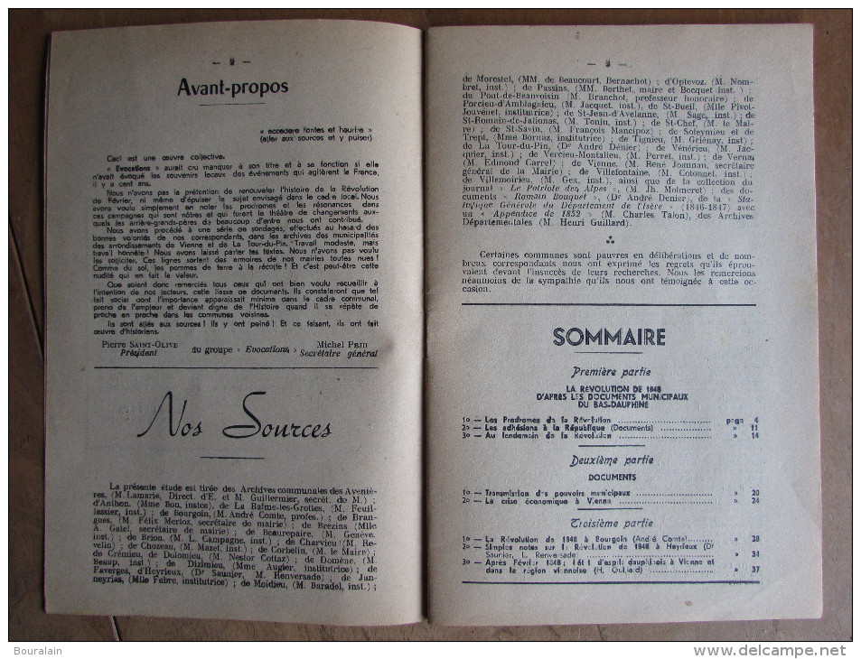 La Révolution De Février 1848 - Groupe D'étude Historique Du Bas Dauphiné - Histoire
