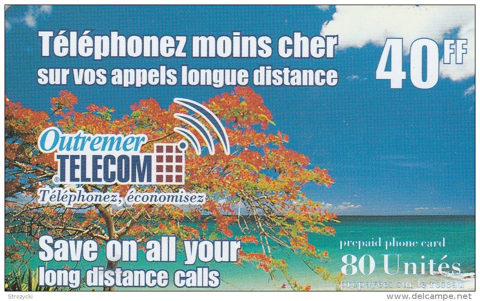 Reunion - Outremer Telecom - Beach 40FF - Reunion