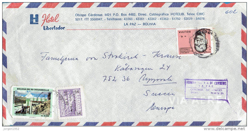 BOLIVIA    # LETTER FROM 1995 - Bolivien