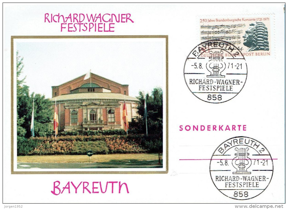 GERMANY    # POSTCARD RICHARD WAGNER FESTSPIELE - Other & Unclassified