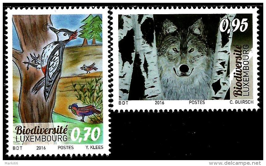 Luxembourg - 2016 - Biodiversity - Post Luxembourg Grand Prix - Mint Stamp Set - Unused Stamps