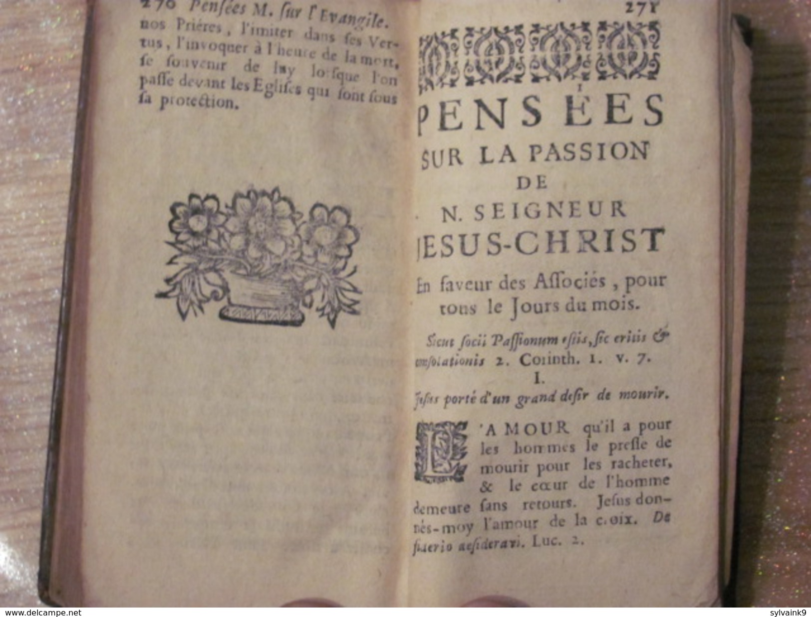 1703 pensees morales sur l evangile et les festes principales pretre de la mission francois louis rigoine