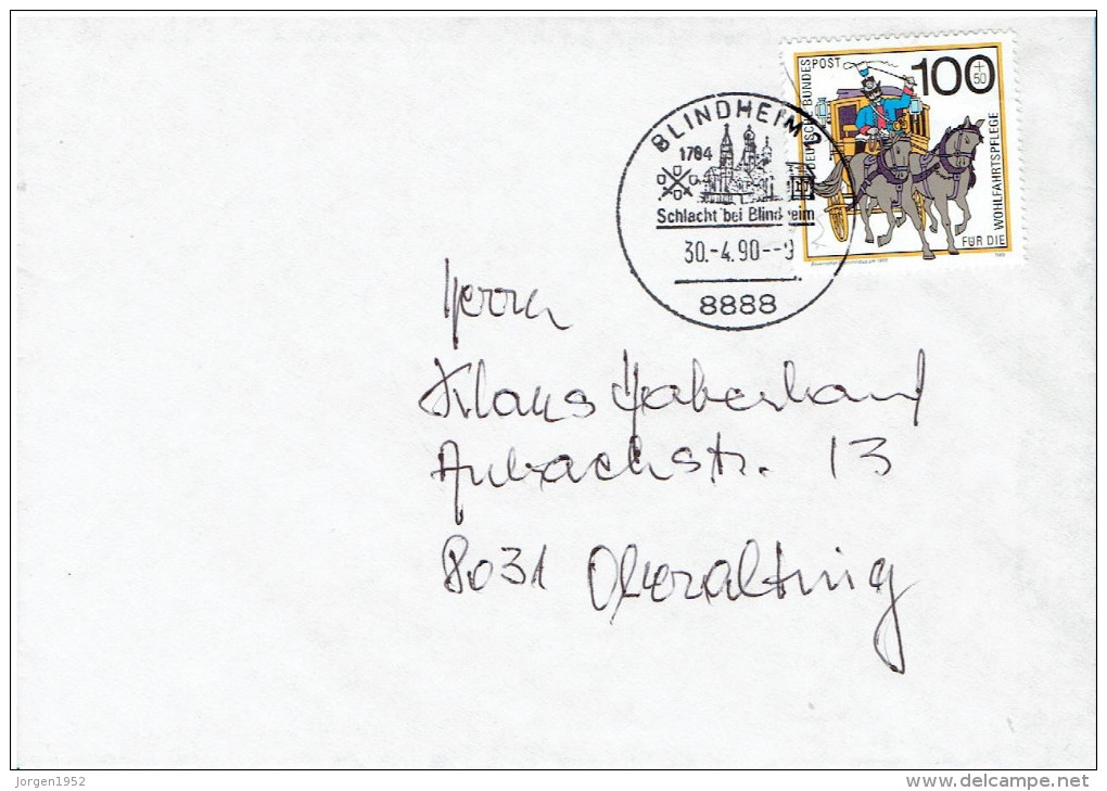GERMANY    # LETTER  FROM 1989 - Other & Unclassified