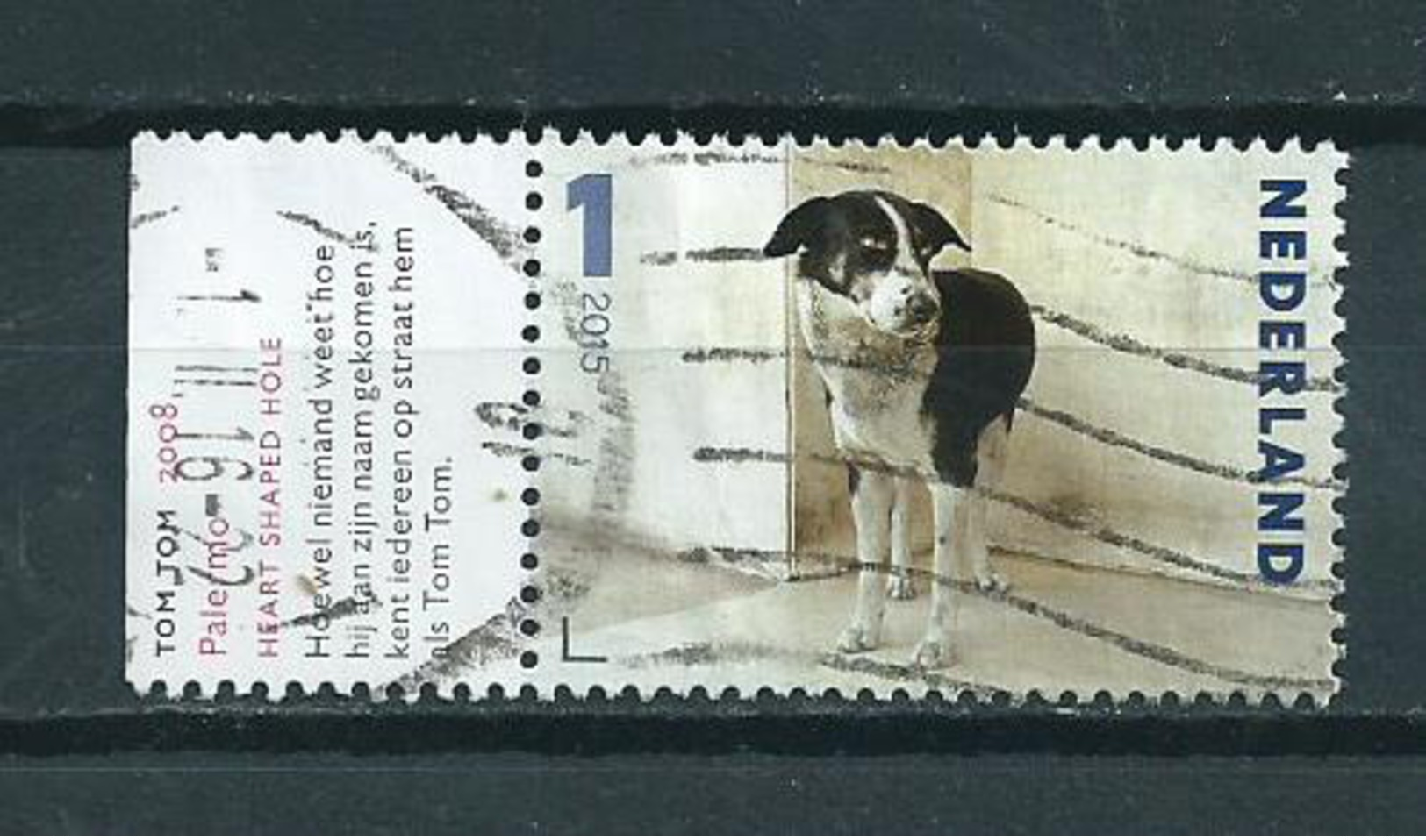 2015 Netherlands Hond,dog+tab Used/gebruikt/oblitere - Used Stamps