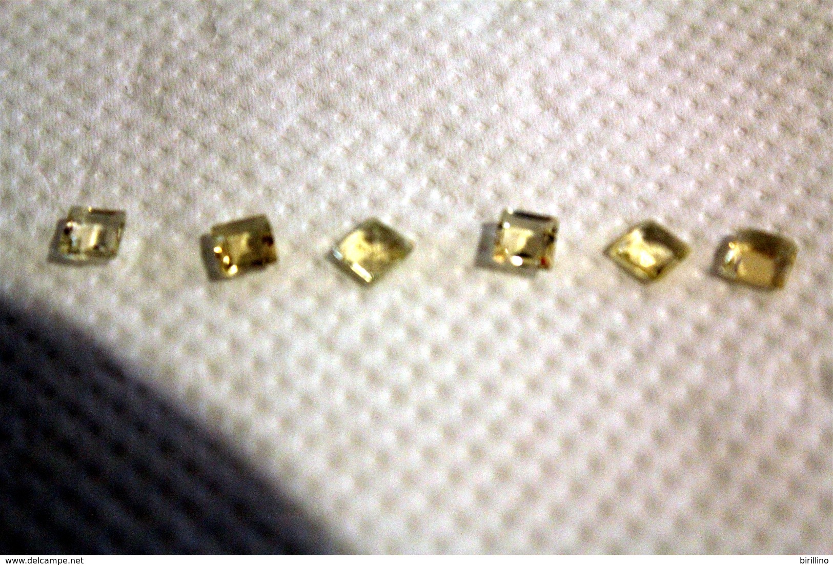 256 - Citrino - Bellissimo Lotto Di 6 Pezzi Di Gemme Di Citrino Misura 5x5 - Ct. 3.00 - Andere & Zonder Classificatie