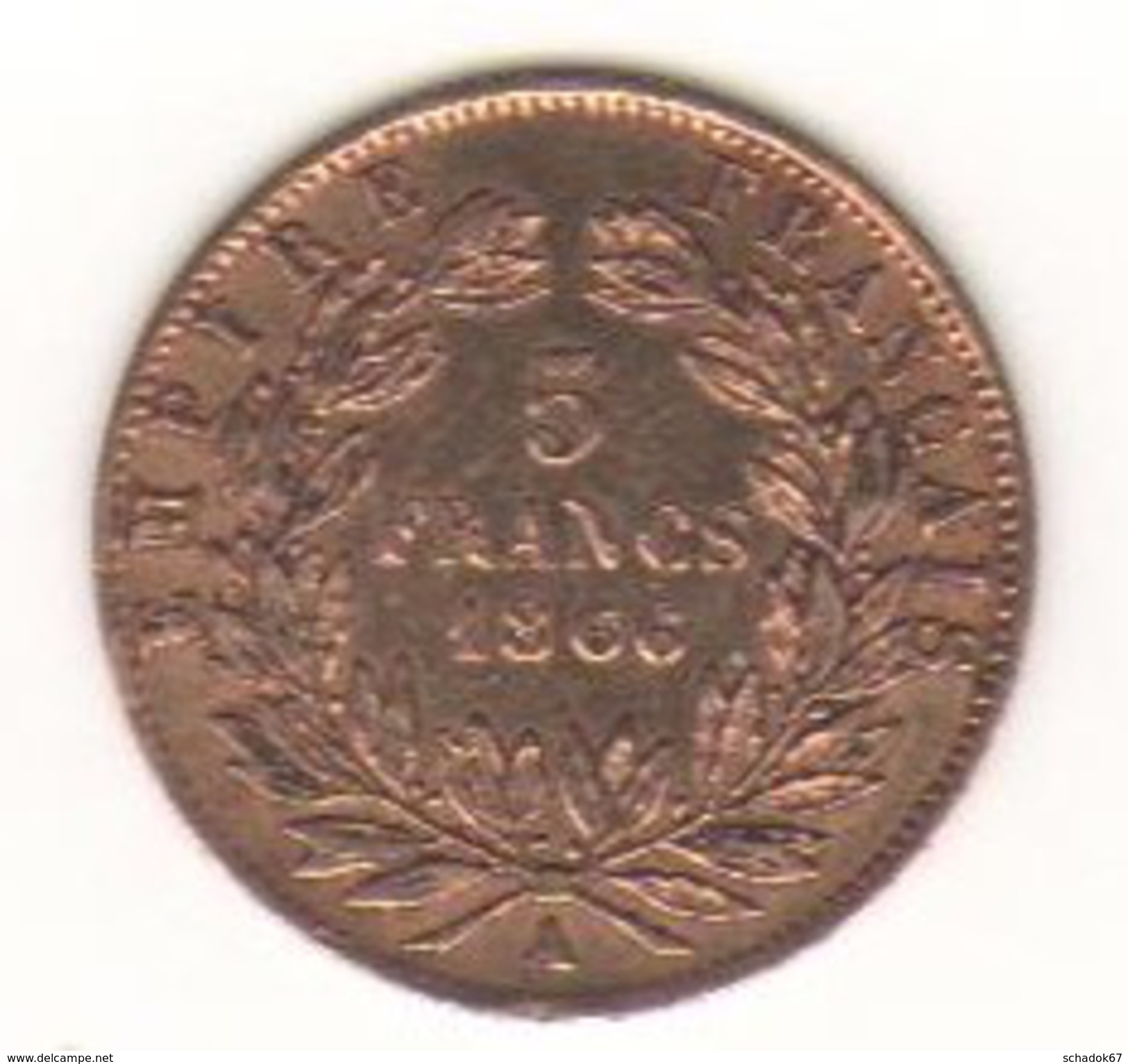 5 Francs OR Napoléon III - 1866 A - Altri & Non Classificati