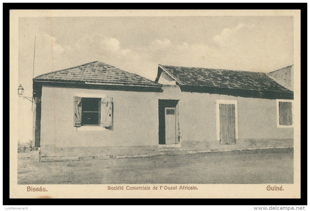 BISSAU - Societé Comerciale De L'Oest Africain  Carte Postale - Guinea-Bissau